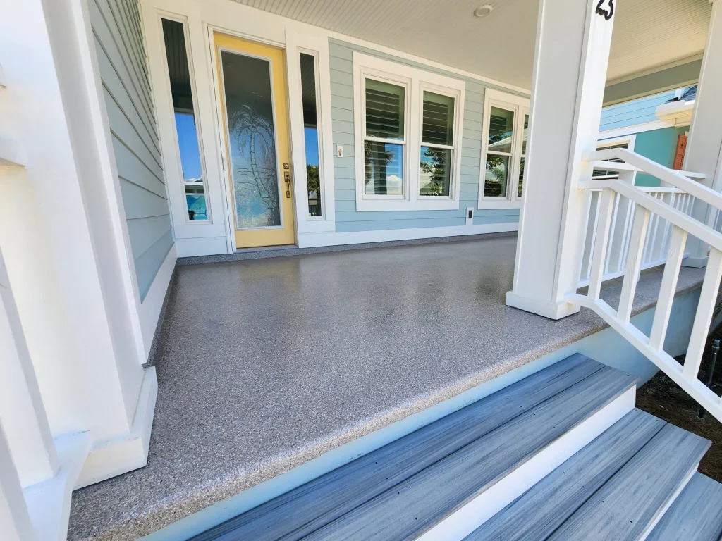 Epoxy flooring and concrete contractor services in Central Florida by Family C Multi Services LLC