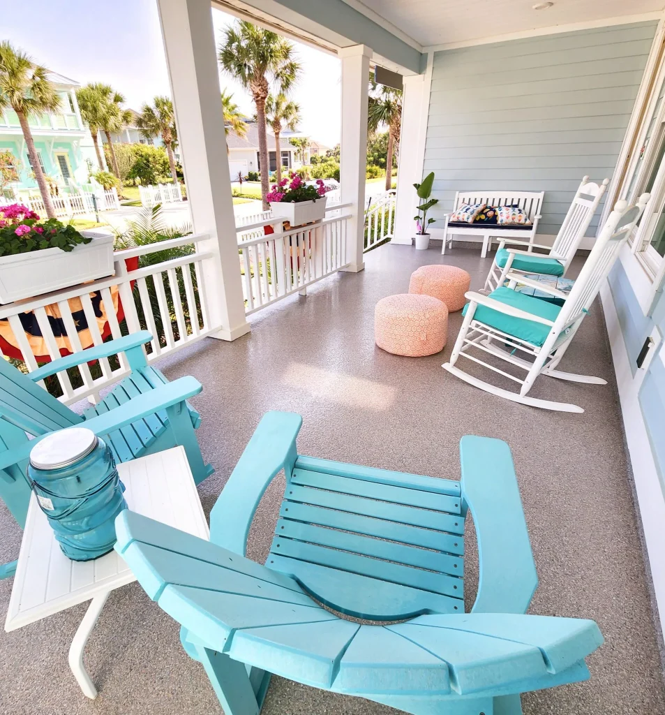 Epoxy flooring and concrete contractor services in Central Florida by Family C Multi Services LLC