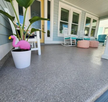Epoxy flooring and concrete contractor services in Central Florida by Family C Multi Services LLC